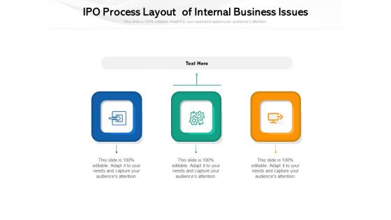 IPO Process Layout Of Internal Business Issues Ppt PowerPoint Presentation Summary Layout Ideas PDF