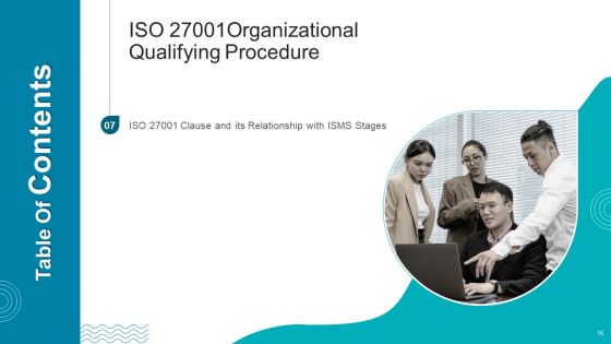 ISO 27001 Organizational Qualifying Procedure Ppt PowerPoint Presentation Complete Deck With Slides