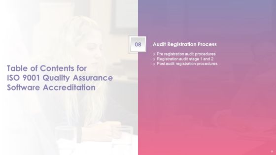 ISO 9001 Quality Assurance Software Accreditation Ppt PowerPoint Presentation Complete With Slides Slide35