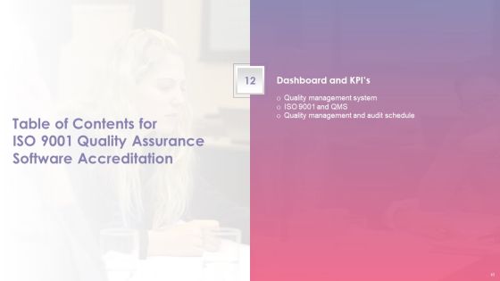 ISO 9001 Quality Assurance Software Accreditation Ppt PowerPoint Presentation Complete With Slides Slide43
