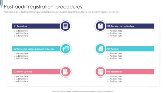 ISO 9001 Standard For Quality Control Post Audit Registration Procedures Introduction PDF