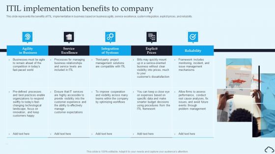 ITIL Implementation Benefits To Company IT Service Management Framework Download PDF