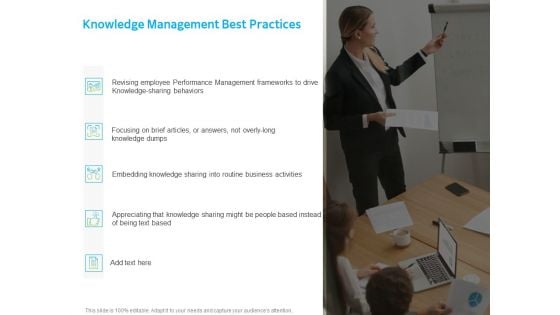 ITIL Knowledge Governance Knowledge Management Best Practices Ppt PowerPoint Presentation File Gallery PDF