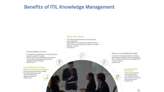 ITIL Knowledge Management Benefits Of Itil Knowledge Management Ppt Styles Graphics Example PDF