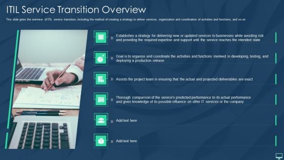 ITIL Service Transition Overview Ppt Styles Graphics Design PDF