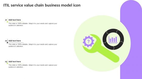 ITIL Service Value Chain Business Model Icon Topics PDF