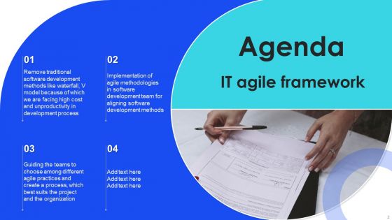 IT Agile Framework Ppt PowerPoint Presentation Complete Deck With Slides