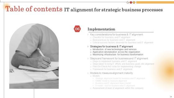 IT Alignment For Strategic Business Processes Ppt PowerPoint Presentation Complete Deck With Slides Slide34