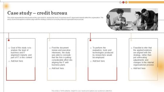 IT Alignment For Strategic Case Study Credit Bureau Ppt Inspiration Smartart PDF