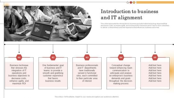 IT Alignment For Strategic Introduction To Business And IT Alignment Ppt Model Examples PDF