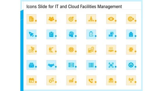 IT And Cloud Facilities Management Icons Slide For IT And Cloud Facilities Management Sample PDF