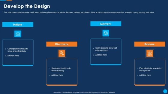 IT Application Development Project Plan Develop The Design Infographics PDF IT Application Development Project Plan Develop The Design Infographics PDF
