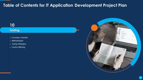 IT Application Development Project Plan Ppt PowerPoint Presentation Complete Deck With Slides Slide43