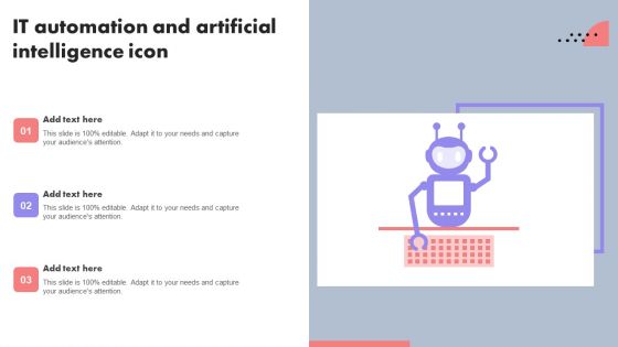 IT Automation And Artificial Intelligence Icon Download PDF