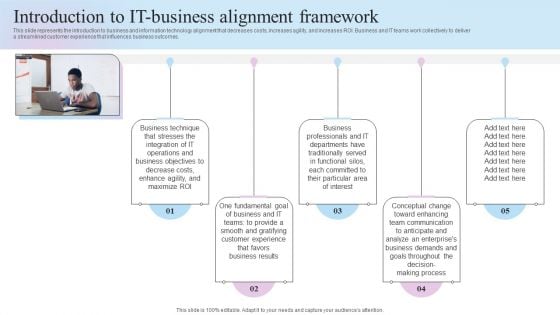 IT Business Alignment Framework Introduction To IT Business Alignment Framework Microsoft PDF