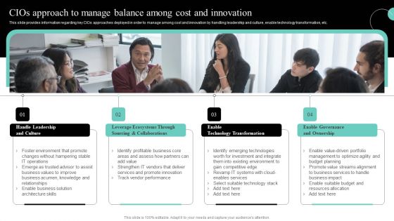 IT Cost Reduction Strategies Cios Approach To Manage Balance Among Cost Professional PDF