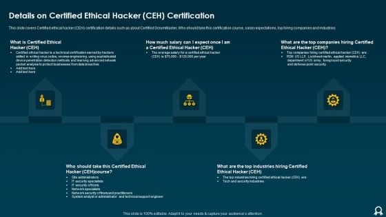 IT Data Services Certification Programs Details On Certified Ethical Hacker CEH Certification Brochure PDF