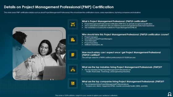 IT Data Services Certification Programs Details On Project Management Professional PMP Certification Themes PDF