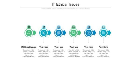 IT Ethical Issues Ppt PowerPoint Presentation Portfolio Smartart Cpb