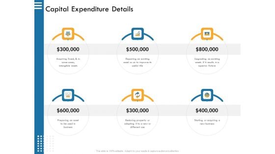 IT Infrastructure Governance Capital Expenditure Details Ppt Show Deck PDF