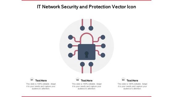 IT Network Security And Protection Vector Icon Ppt PowerPoint Presentation Gallery Slides PDF