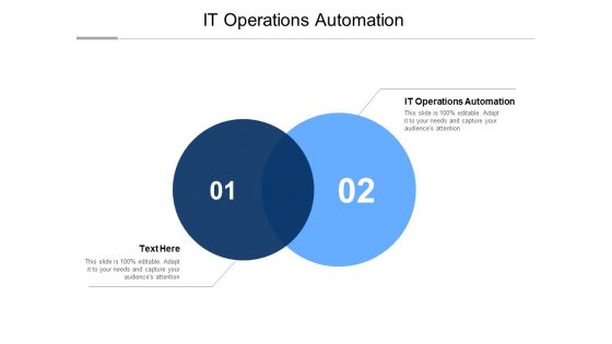 IT Operations Automation Ppt PowerPoint Presentation Layouts Portrait Cpb