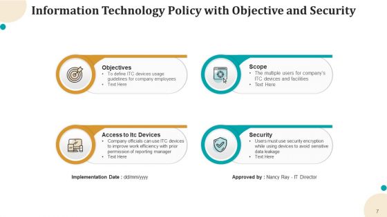 IT Policy Technology Process Ppt PowerPoint Presentation Complete Deck
