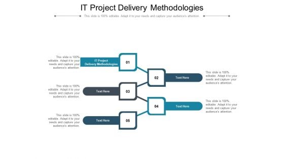 IT Project Delivery Methodologies Ppt PowerPoint Presentation Gallery Ideas Cpb Pdf