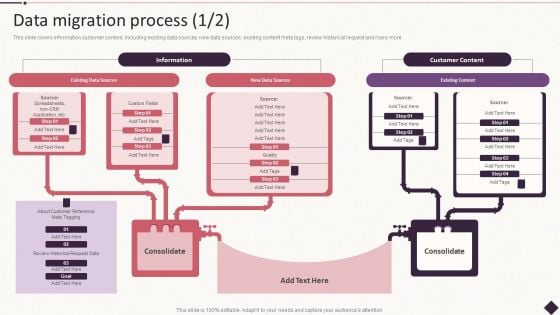 IT Project Development Planning Data Migration Process Brochure PDF