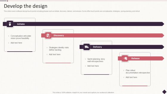 IT Project Development Planning Develop The Design Background PDF