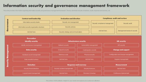IT Reducing Costs And Management Tips Information Security And Governance Management Framework Demonstration PDF IT Reducing Costs And Management Tips Information Security And Governance Management Framework Demonstration PDF