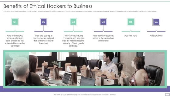 IT Security Hacker Benefits Of Ethical Hackers To Business Diagrams PDF IT Security Hacker Benefits Of Ethical Hackers To Business Diagrams PDF