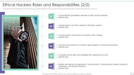 IT Security Hacker Ethical Hackers Roles And Responsibilities Background PDF IT Security Hacker Ethical Hackers Roles And Responsibilities Background PDF