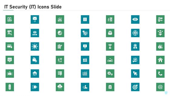 IT Security IT Icons Slide Ppt Gallery Designs PDF