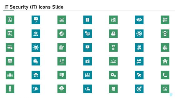 IT Security IT Icons Slide Ppt Gallery Designs PDF