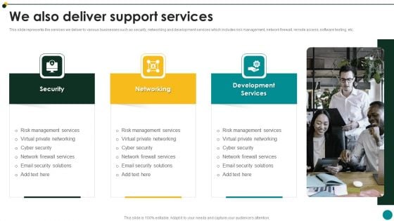 IT Services And Consulting Company Profile We Also Deliver Support Services Guidelines PDF IT Services And Consulting Company Profile We Also Deliver Support Services Guidelines PDF