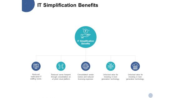 IT Simplification Benefits Ppt PowerPoint Presentation Layouts Design Inspiration