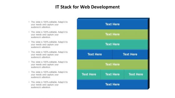 IT Stack For Web Development Ppt PowerPoint Presentation Inspiration Example Topics PDF