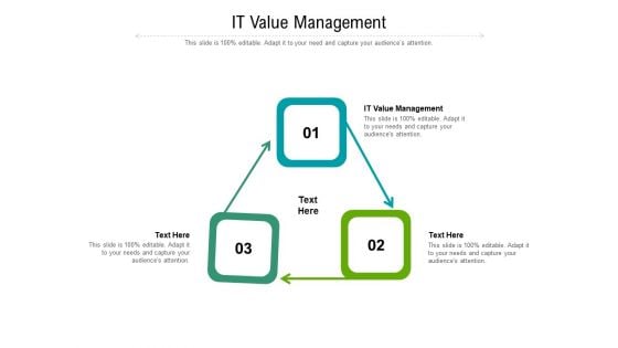 IT Value Management Ppt PowerPoint Presentation Layouts Files Cpb Pdf