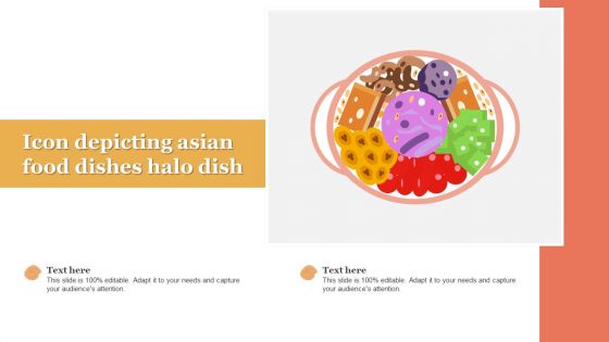 Icon Depicting Asian Food Dishes Halo Dish Summary PDF