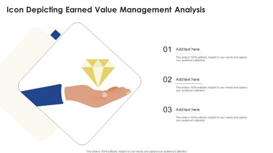 Icon Depicting Earned Value Management Analysis Ppt PowerPoint Presentation Gallery Mockup PDF