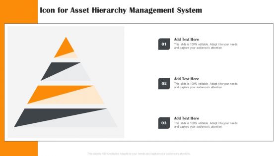 Icon For Asset Hierarchy Management System Ppt PowerPoint Presentation File Portfolio PDF