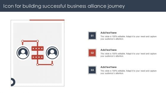 Icon For Building Successful Business Alliance Journey Professional PDF