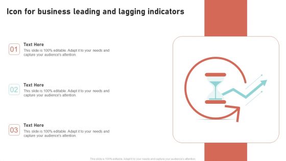 Icon For Business Leading And Lagging Indicators Clipart PDF