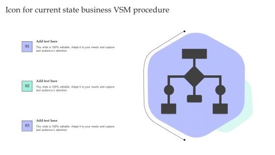 Icon For Current State Business Vsm Procedure Introduction PDF