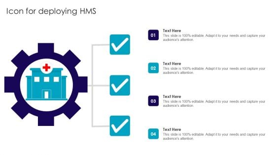 Icon For Deploying HMS Clipart PDF