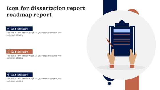 Icon For Dissertation Report Roadmap Report Background PDF