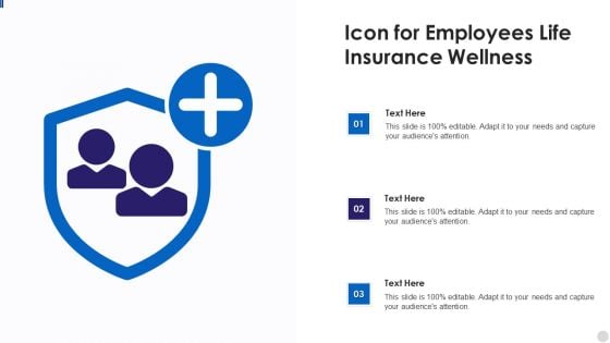 Icon For Employees Life Insurance Wellness Introduction PDF