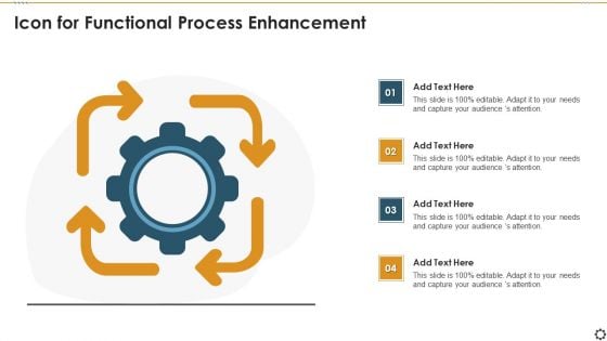 Icon For Functional Process Enhancement Formats PDF