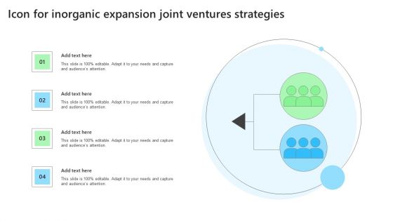 Icon For Inorganic Expansion Joint Ventures Strategies Themes PDF